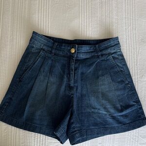 J. Crew Dark Blue Jean Shorts